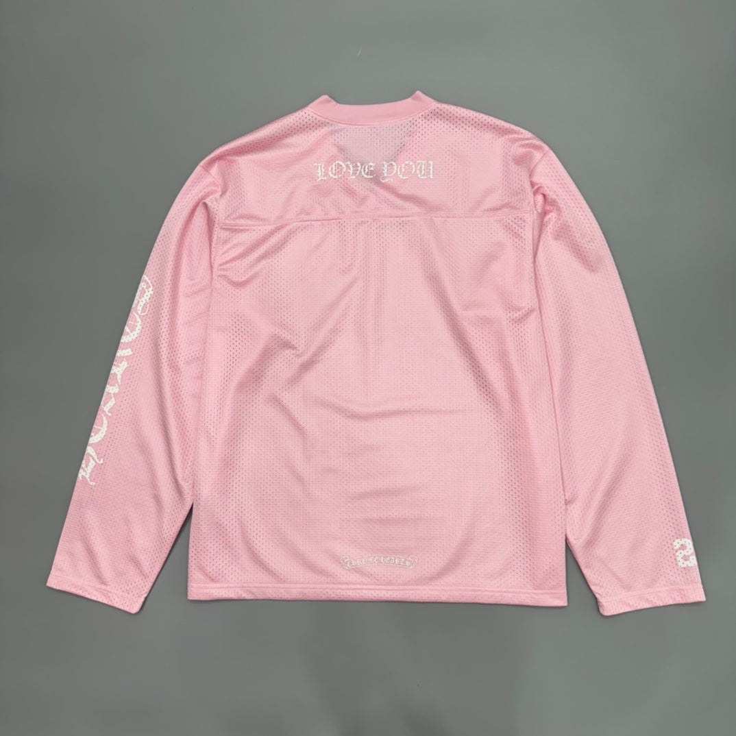 Pink Mesh Longsleeve Hockey Jersey™