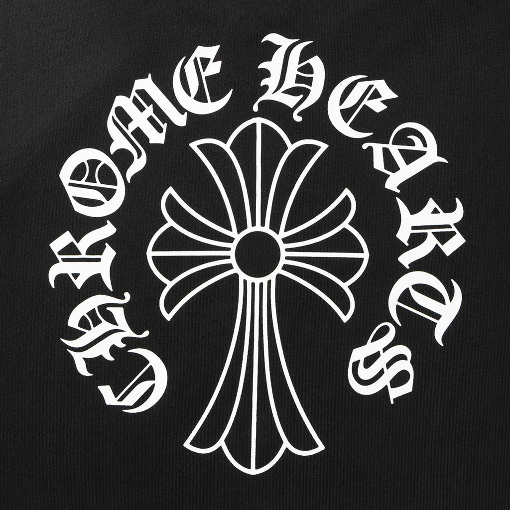 Big Cross Logo Black Full Zip Hoodie™