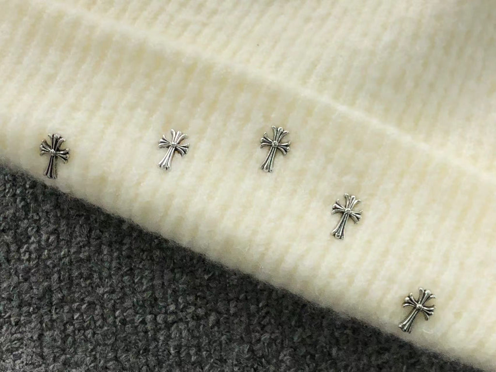 Metallic Crosses Wool Beanie™