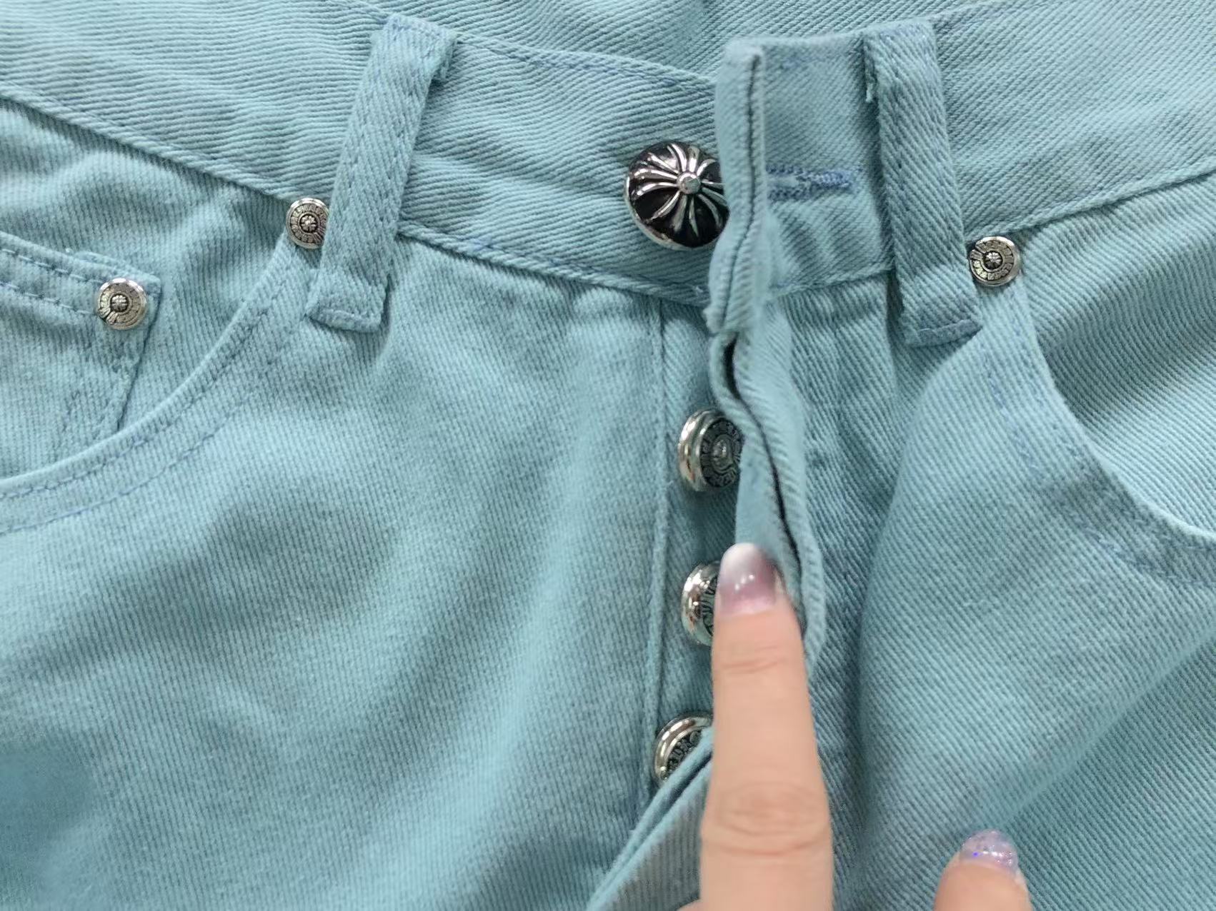 Ice Blue Cross Patch Denim Jeans™