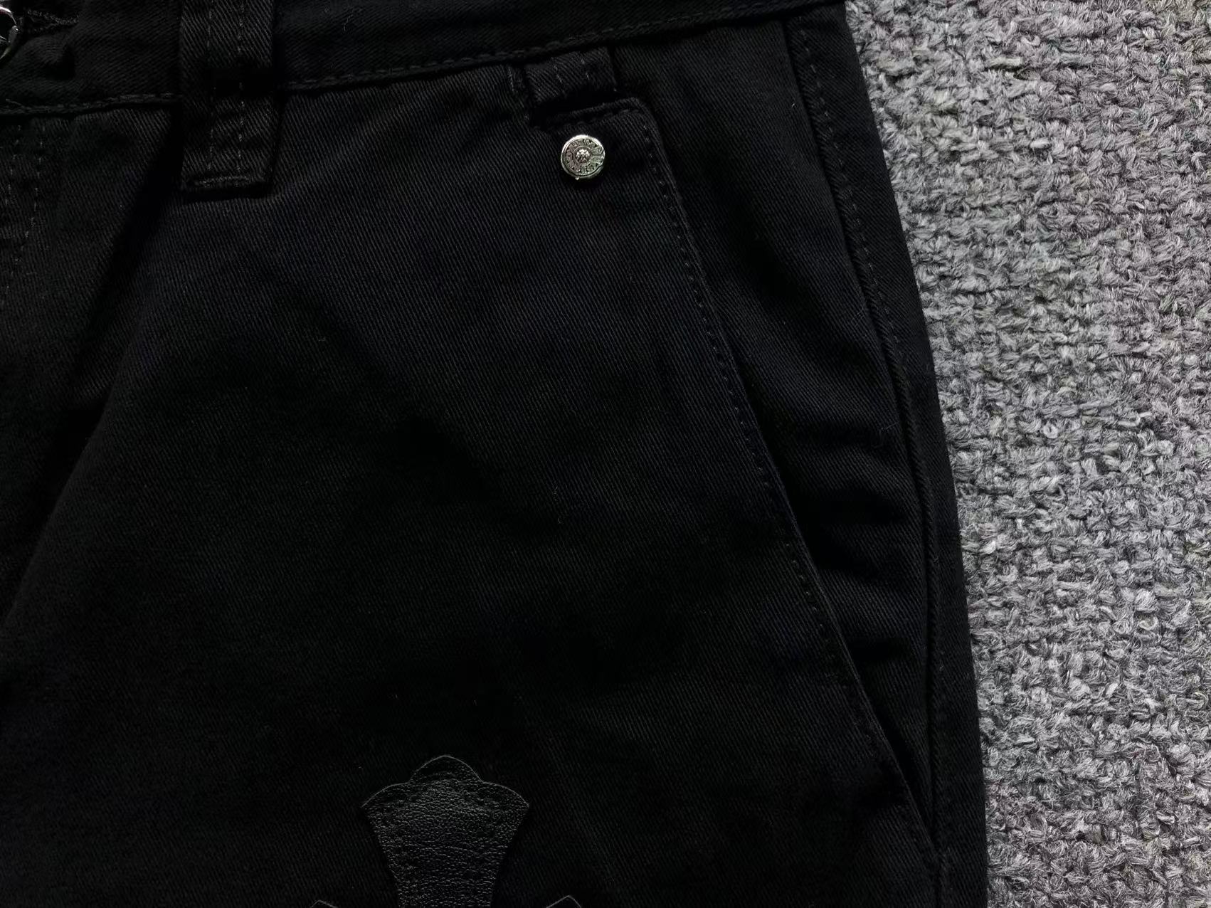 Rusty Black Cross Patch Black Denim Jeans™