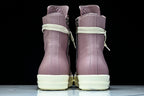 High Top Geobasket Dusty Pink Leather Shoes