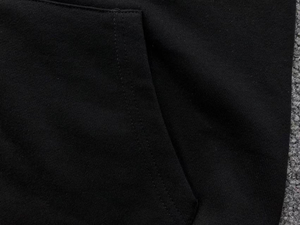 Red Cross Emblem Black Full Zip Hoodie™
