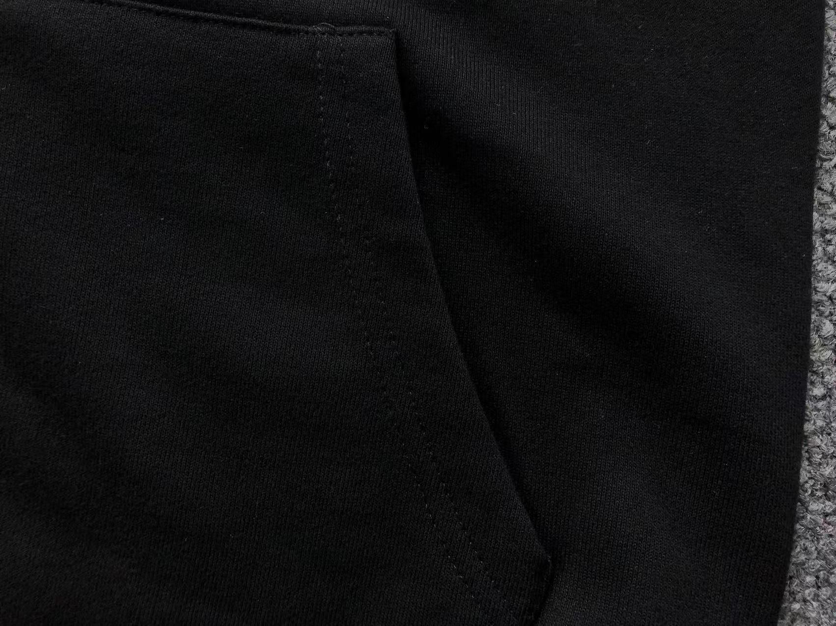 Red Cross Emblem Black Full Zip Hoodie™