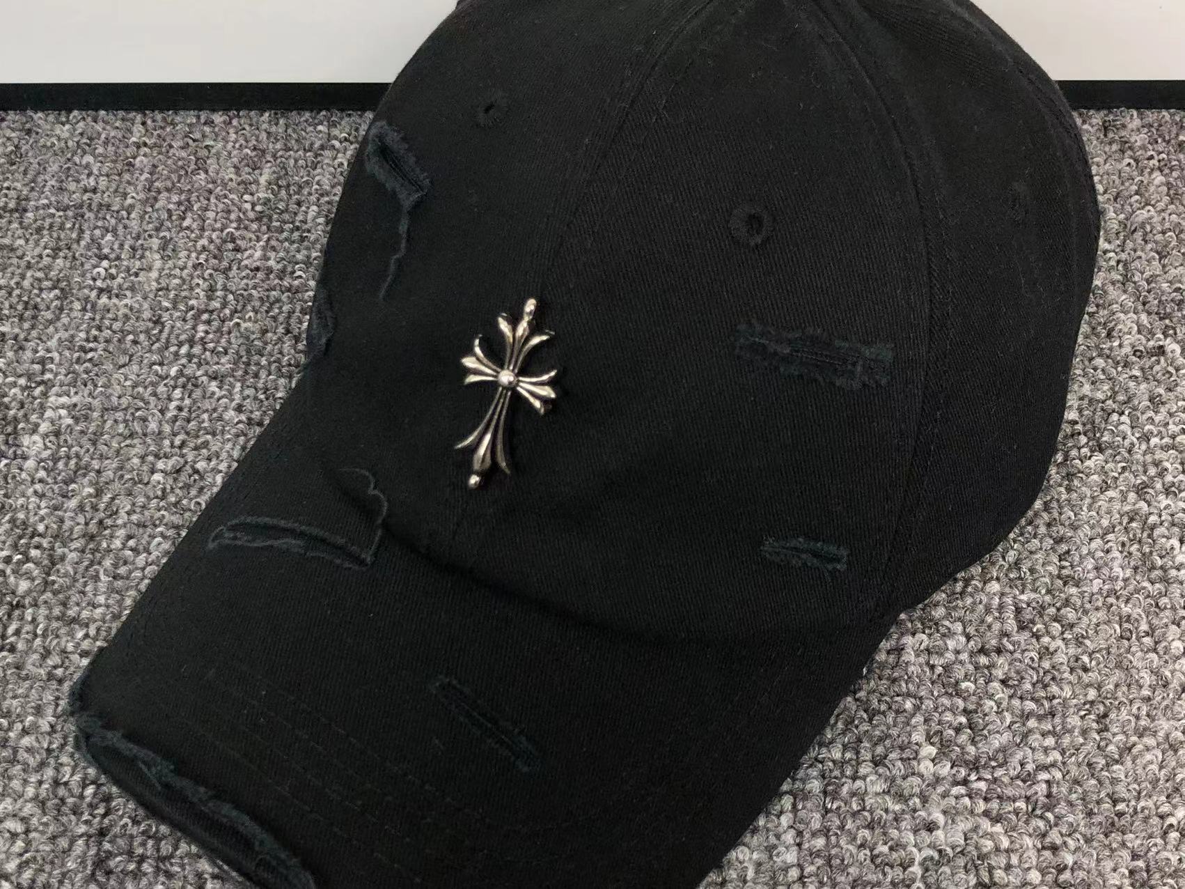 Metallic Cross Torn Fabric Baseball Cap™