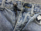 White Cross Patch Denim Jeans™