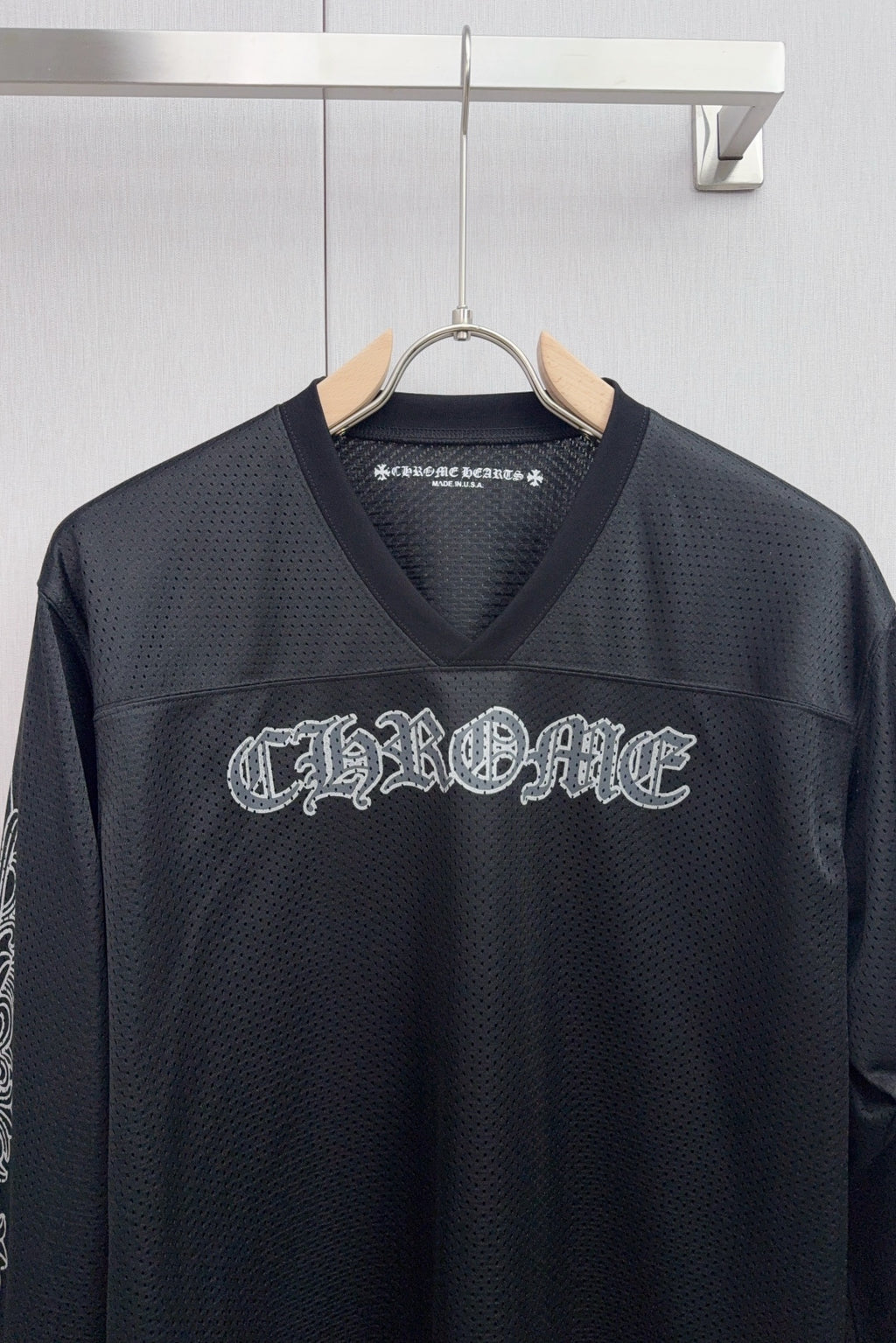 Black Mesh Longsleeve Hockey Jersey™