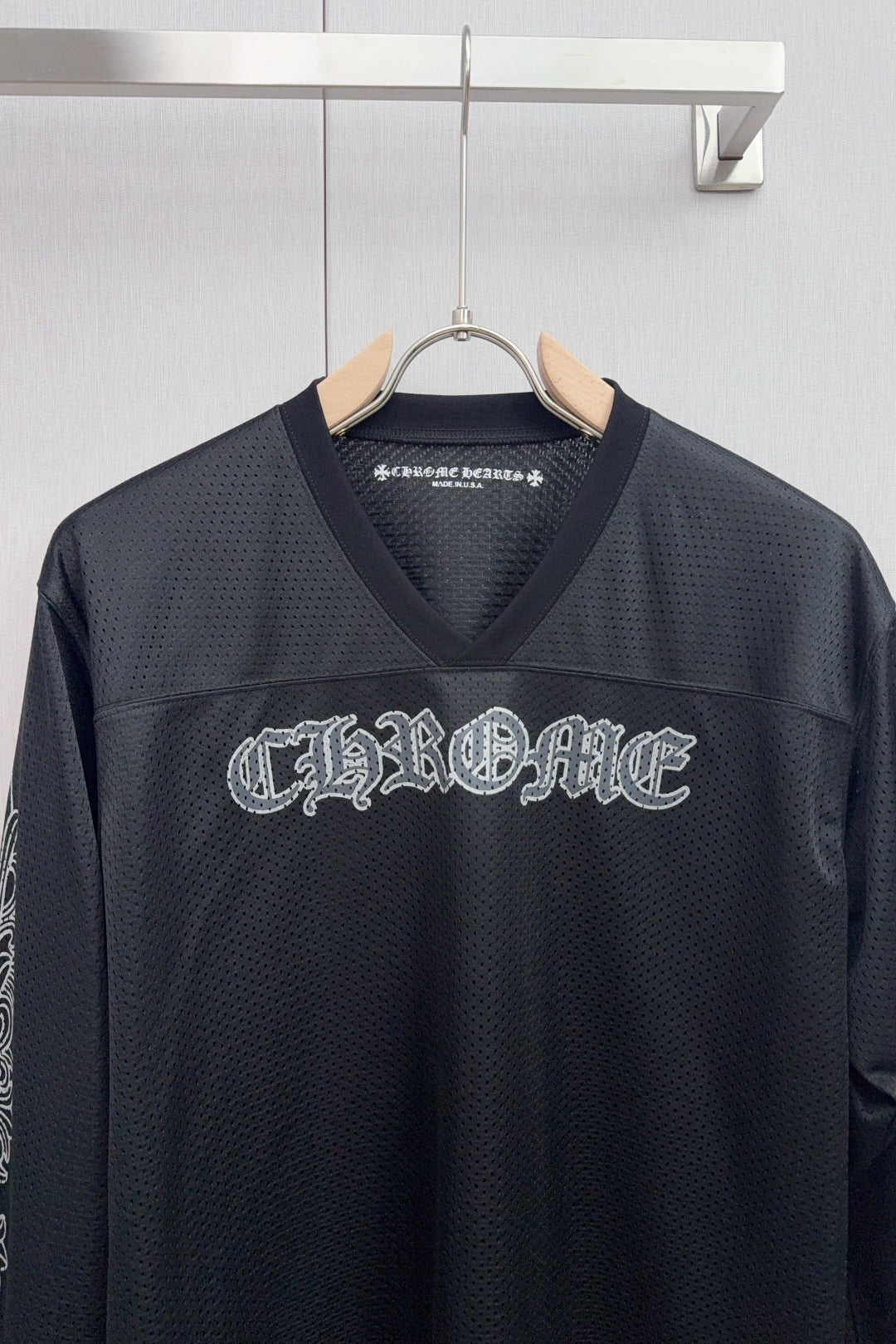 Black Mesh Longsleeve Hockey Jersey™