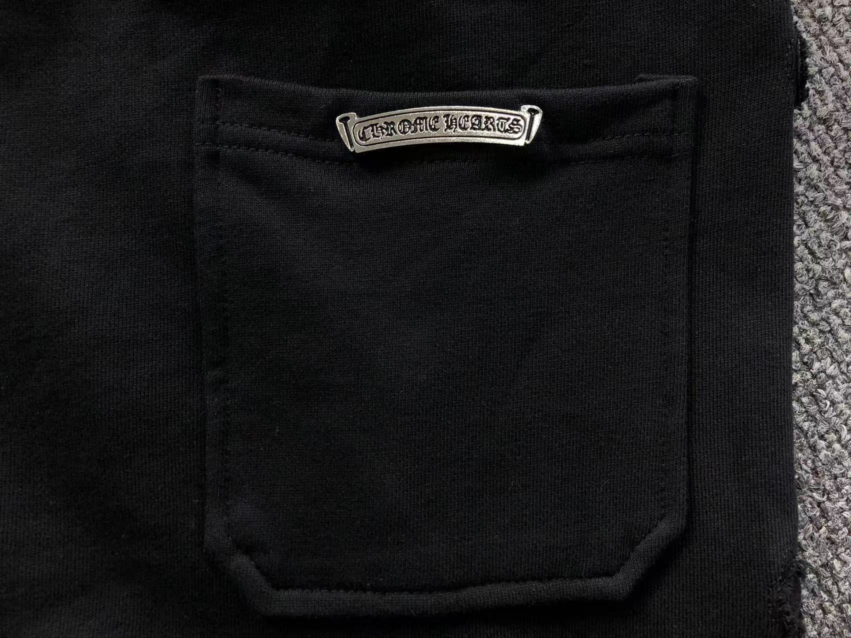 Black Cross Baggy Black Sweatpants™