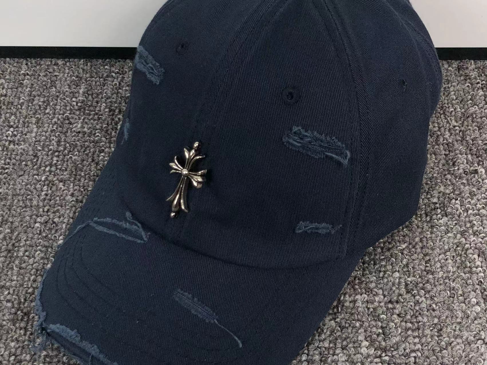 Metallic Cross Torn Fabric Baseball Cap™