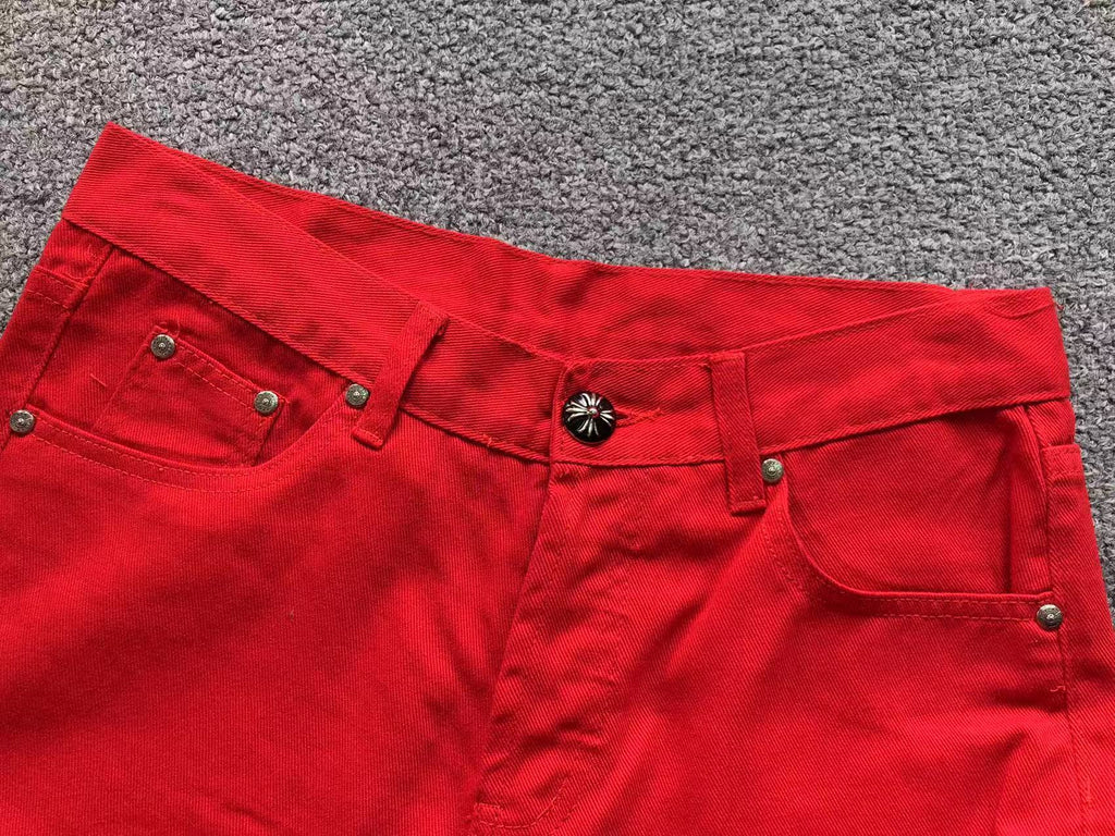 Cross Patch Red Denim Jeans™
