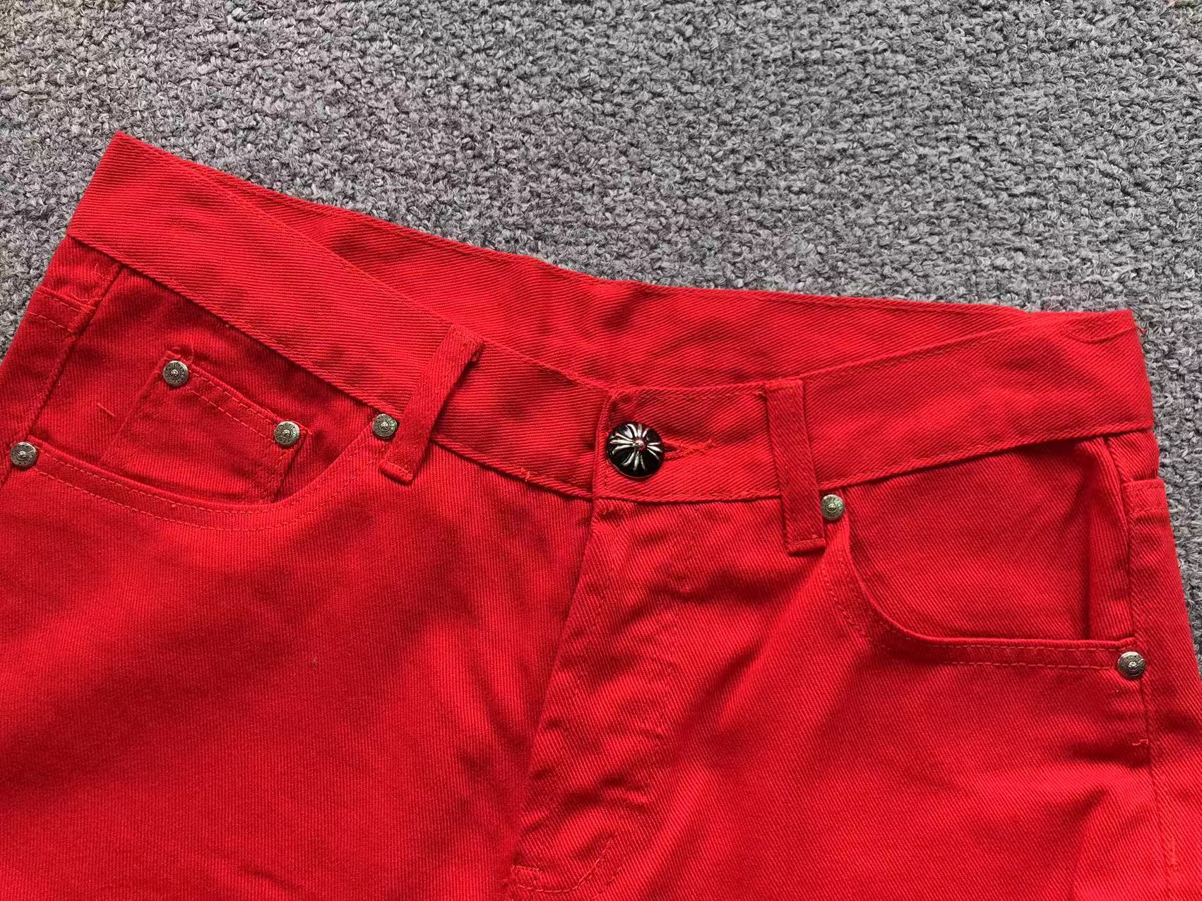 Cross Patch Red Denim Jeans™