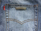 Black Cross Patch Distressed Denim Jeans™