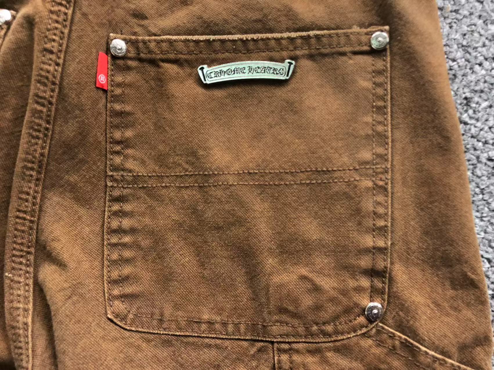 Blue & Pink Cross Patch Brown Carpenter Pants™