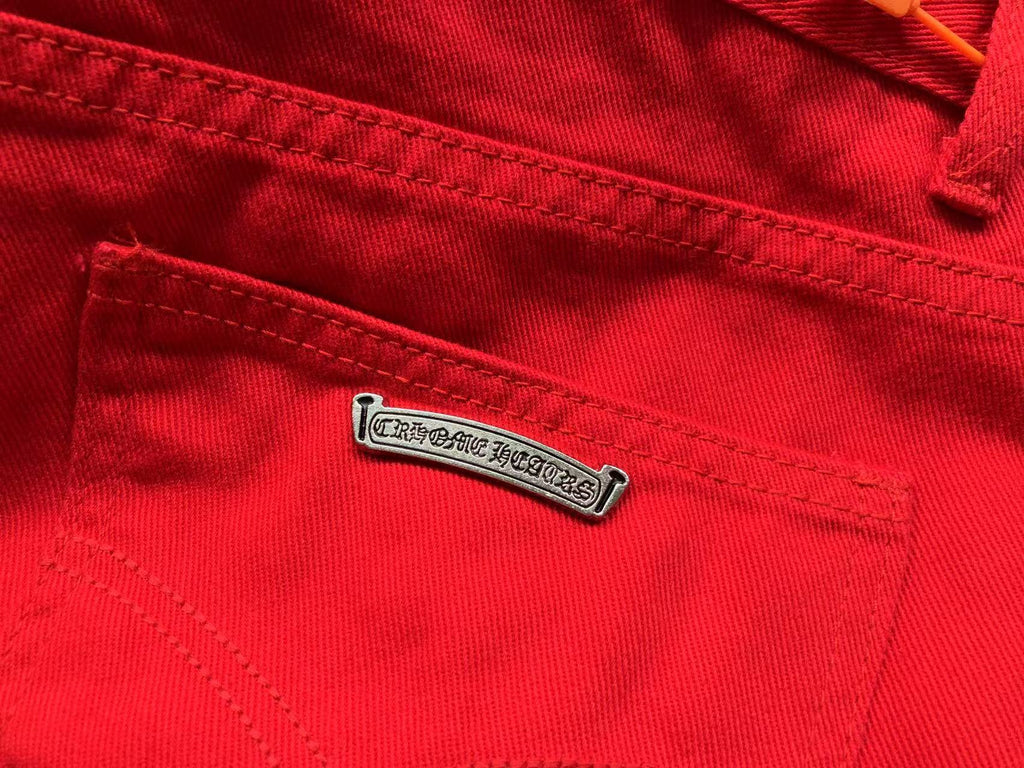 Cross Patch Red Denim Jeans™