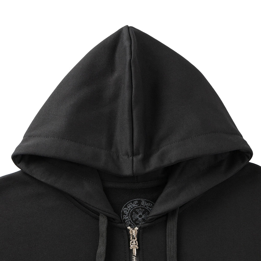 Horseshoe Logo Black Full Zip Hoodie™
