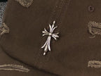 Metallic Cross Torn Fabric Baseball Cap™