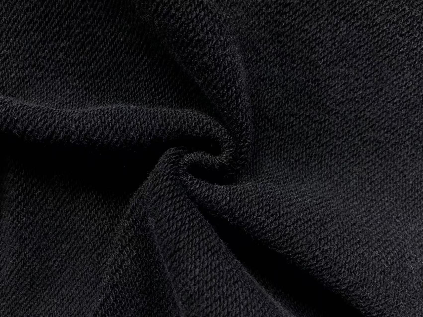 Torn Fabric Metallic Crosses Black Sweatshorts™