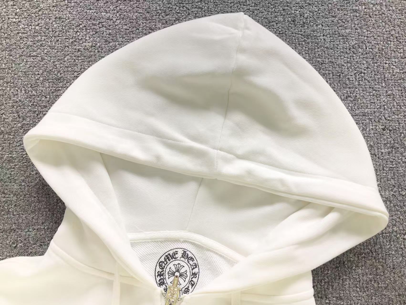 Horseshoe Los Angeles White Full Zip Hoodie™