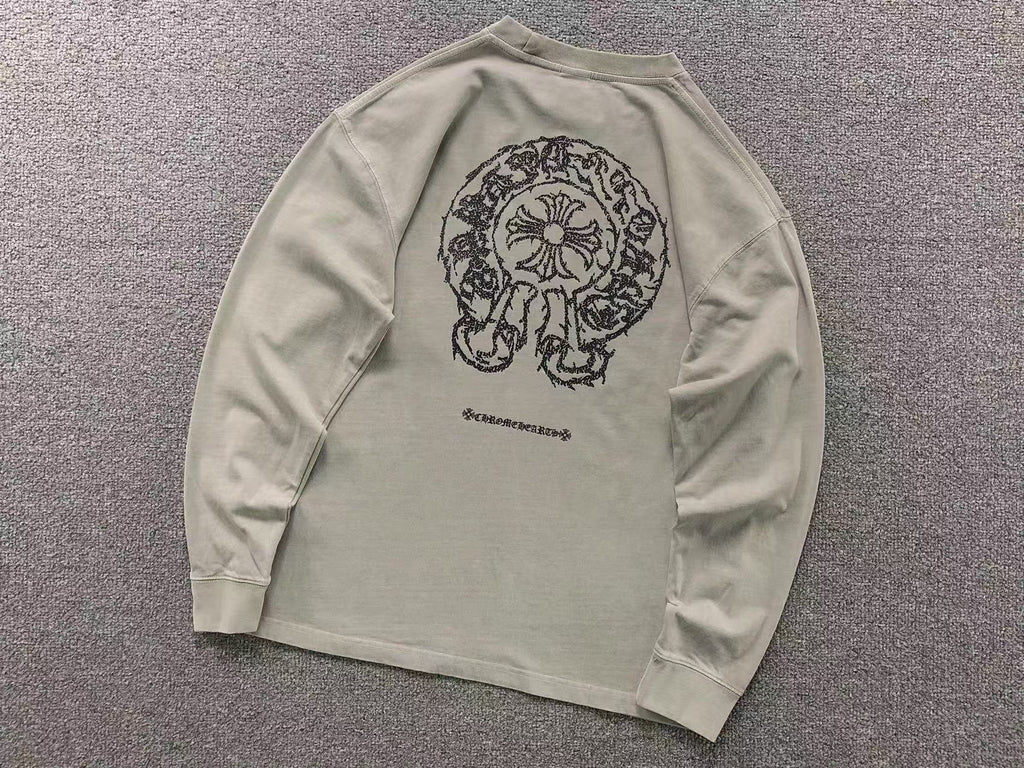 Horse Shoe Logo Faded Fabric Sweatshirt™