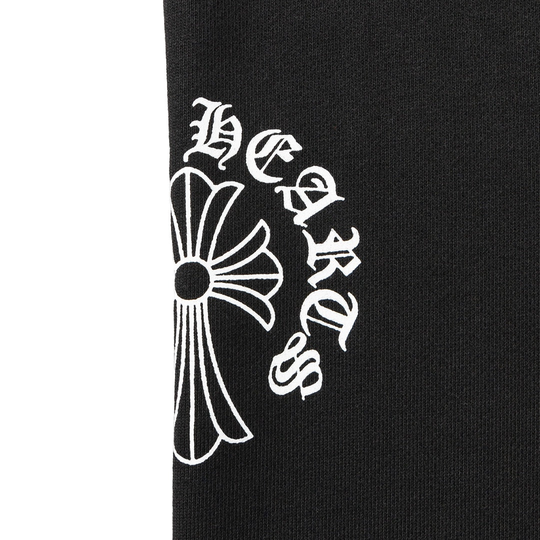 Big Cross Logo Black Full Zip Hoodie™