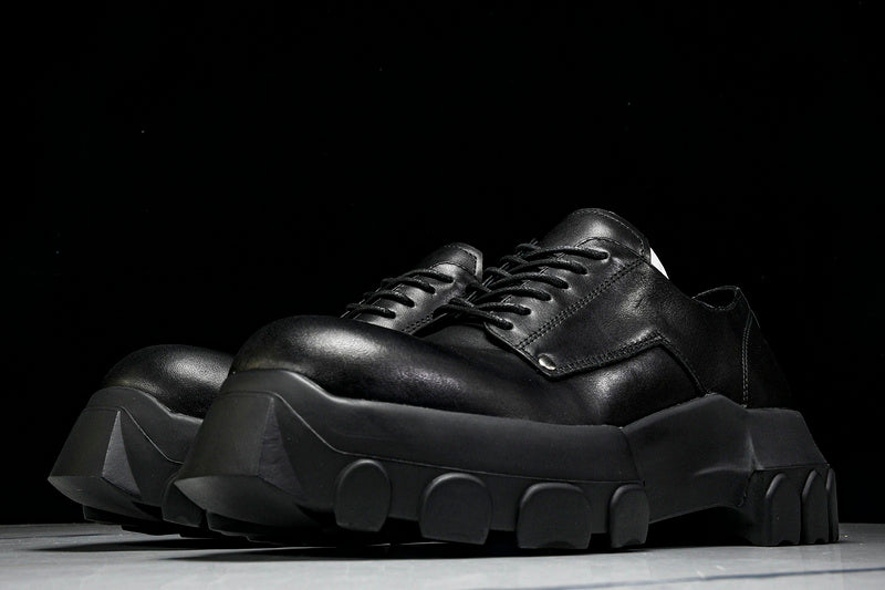 Lido Lace-Up Bozo Tractor 'Black'