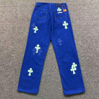 Blue Cross Patch Blue Denim Jeans™