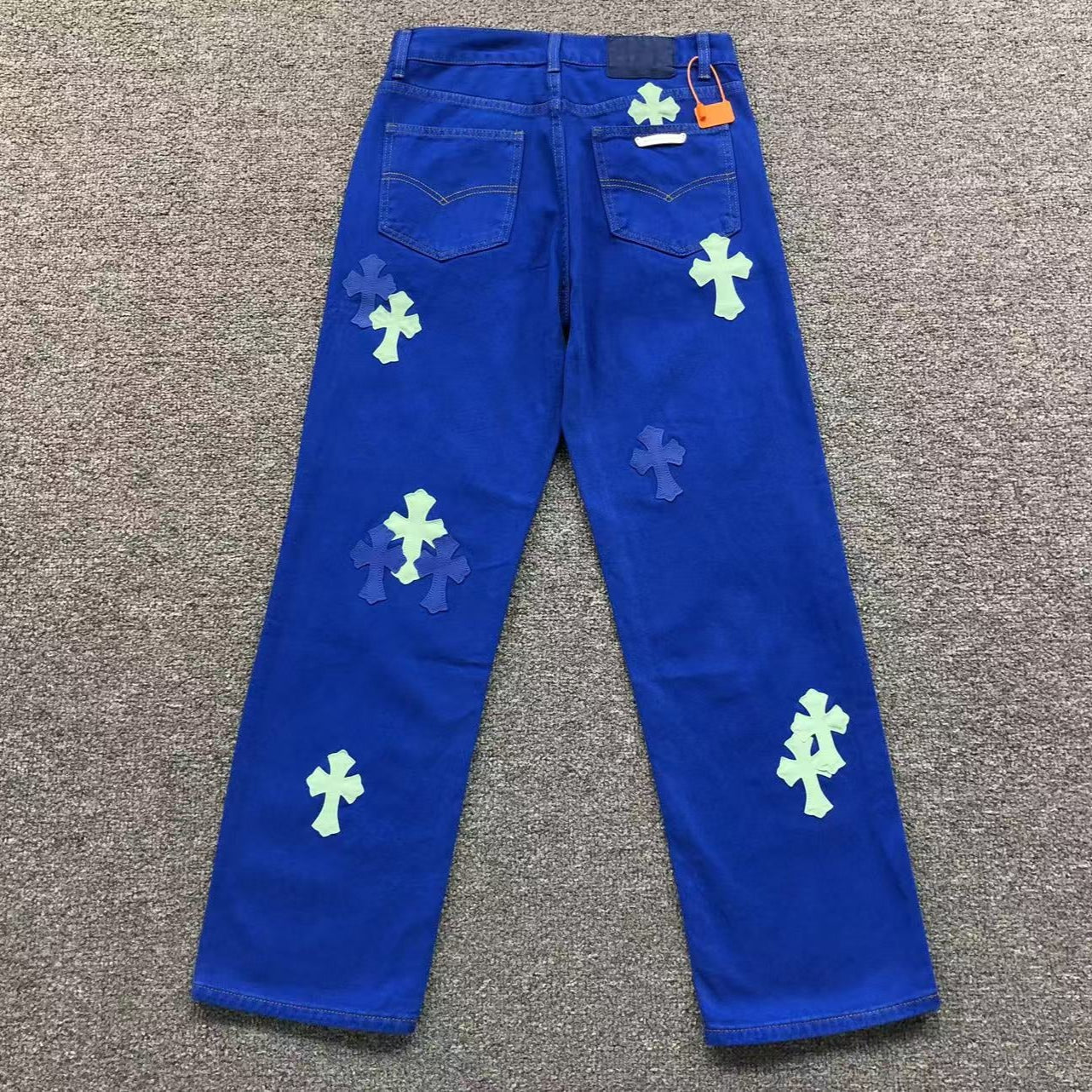 Blue Cross Patch Blue Denim Jeans™