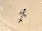 Metallic Cross Torn Fabric Baseball Cap™