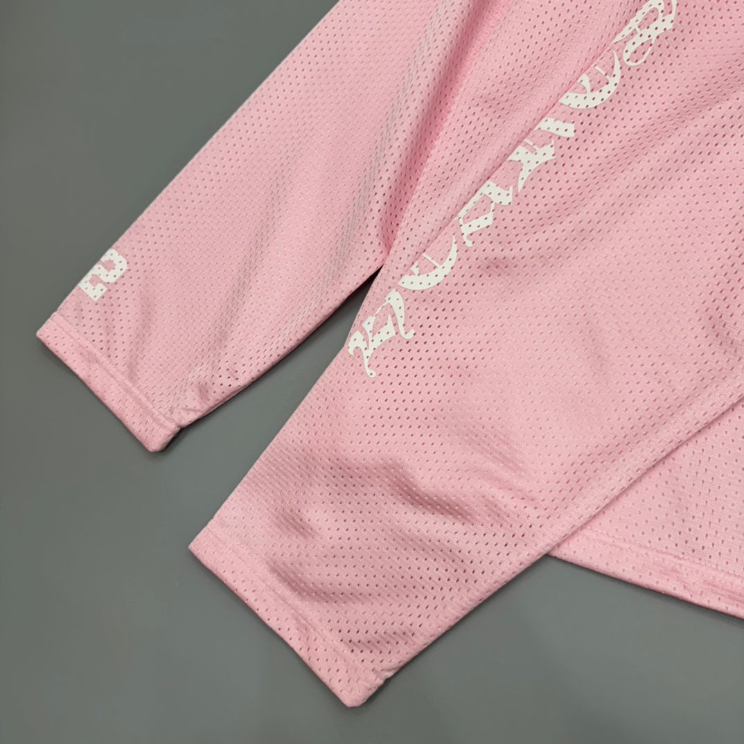 Pink Mesh Longsleeve Hockey Jersey™