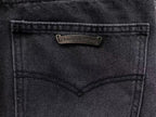 Mixed Blue Cross Patch Dark Grey Denim Jeans™