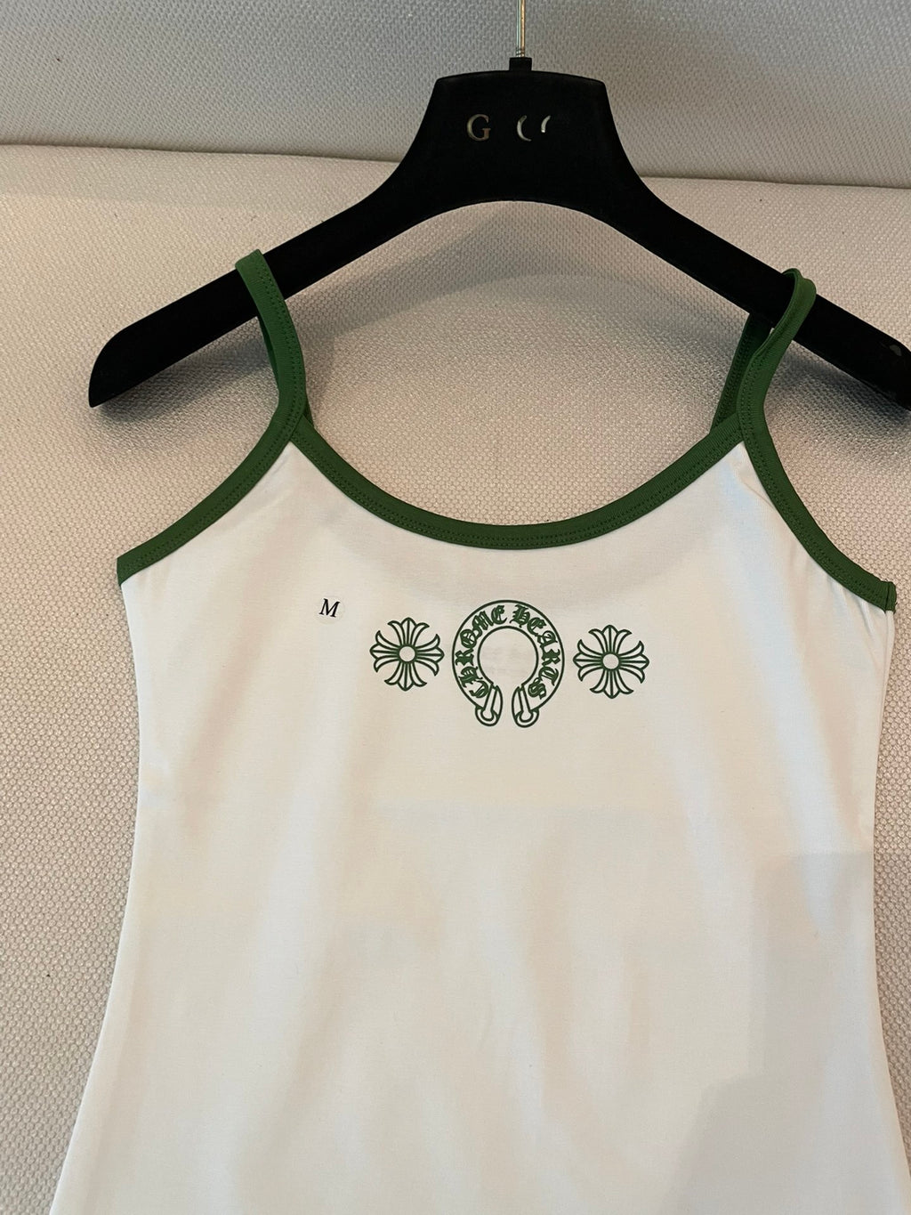 Green Horse Shoe Logo White Women's Tank Top™
