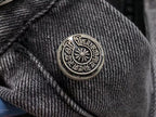 Mixed Cross Patch Grey Art Jeans™