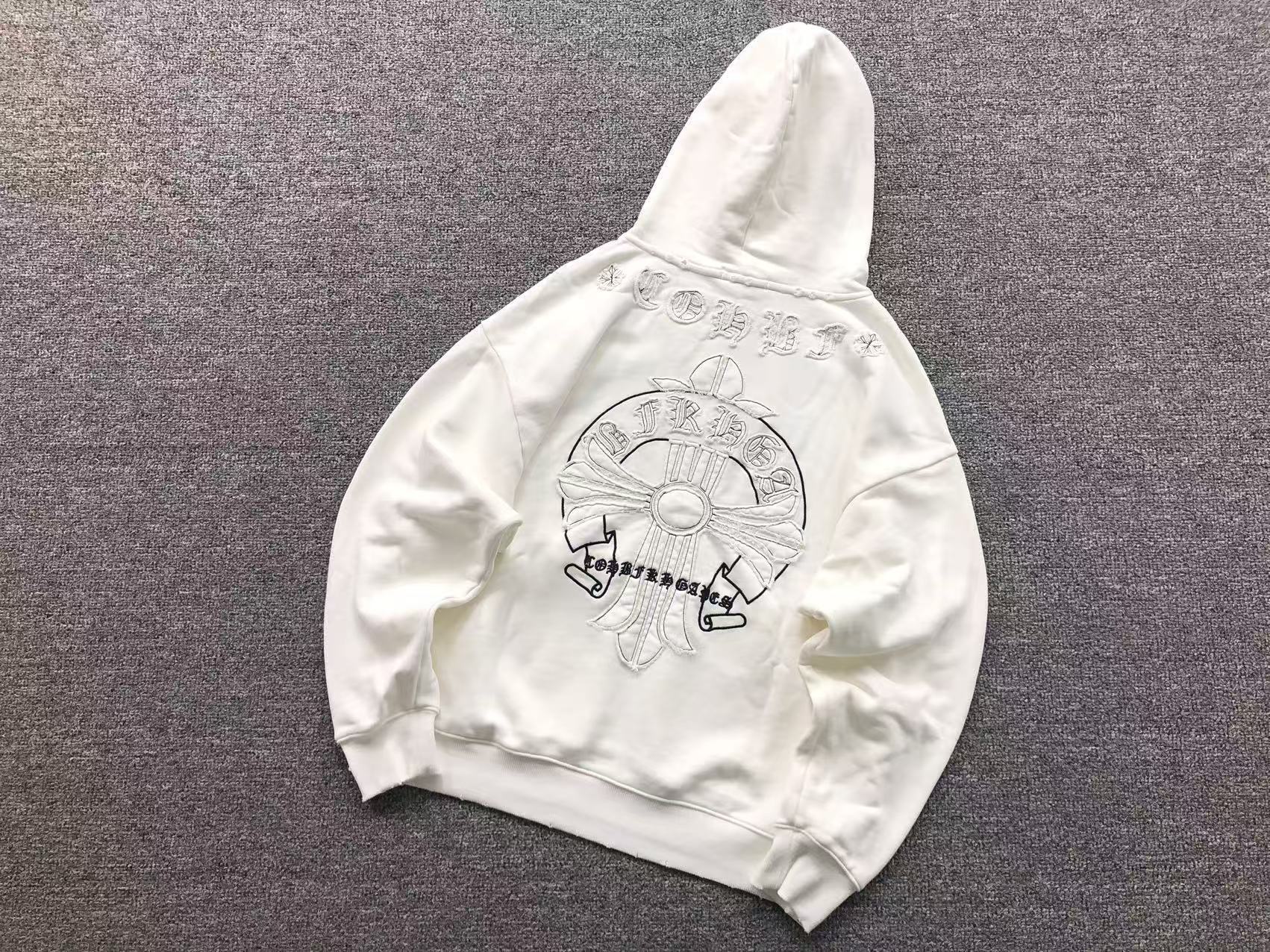 Faded Embroidered Cross Hoodie™