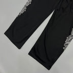 Black Mesh Sweatpants™
