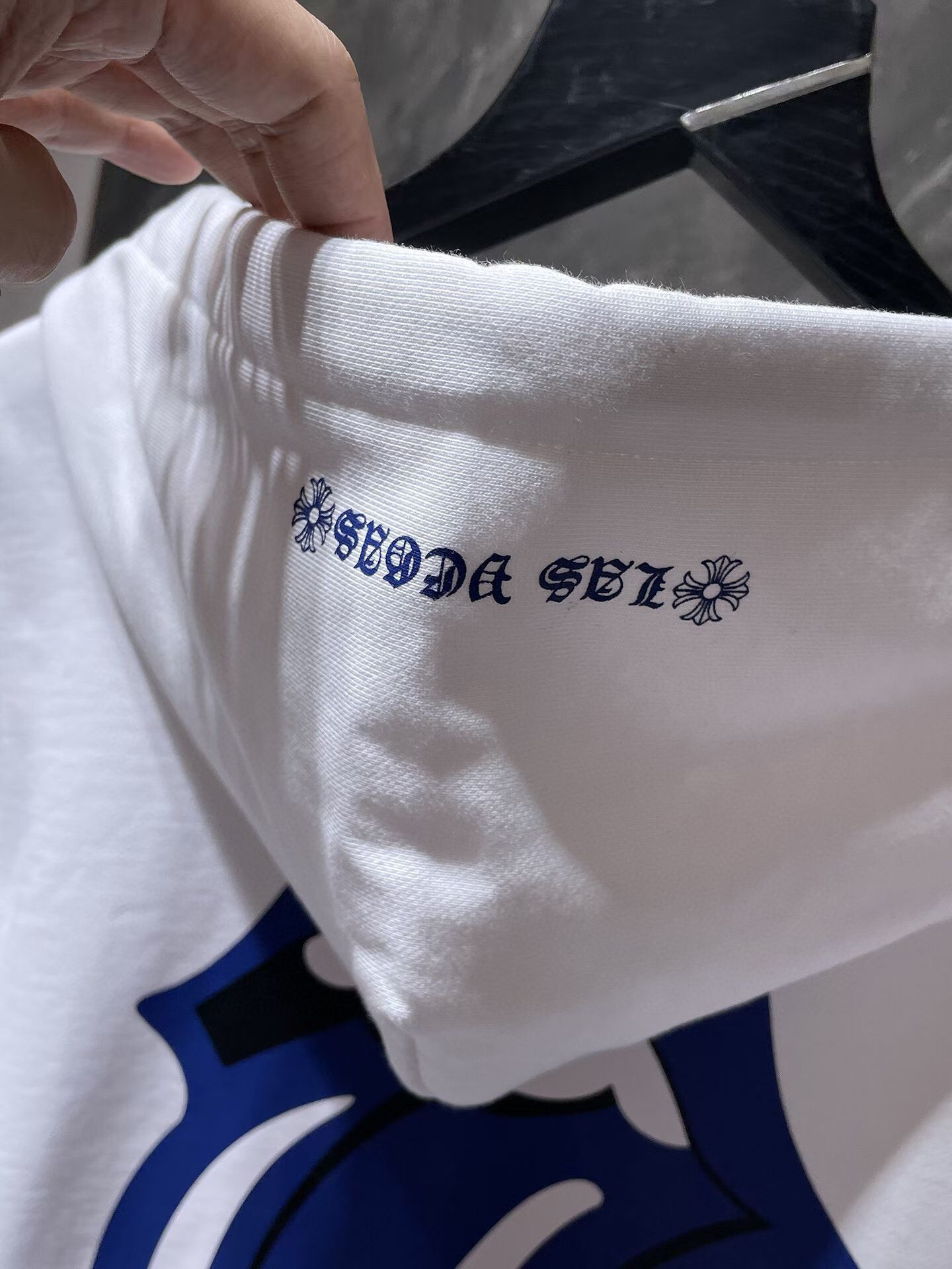 R-ing Stones Hoodie White Blue™