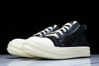 Ramones Low Sneakers Black Milk Leather Sneakers