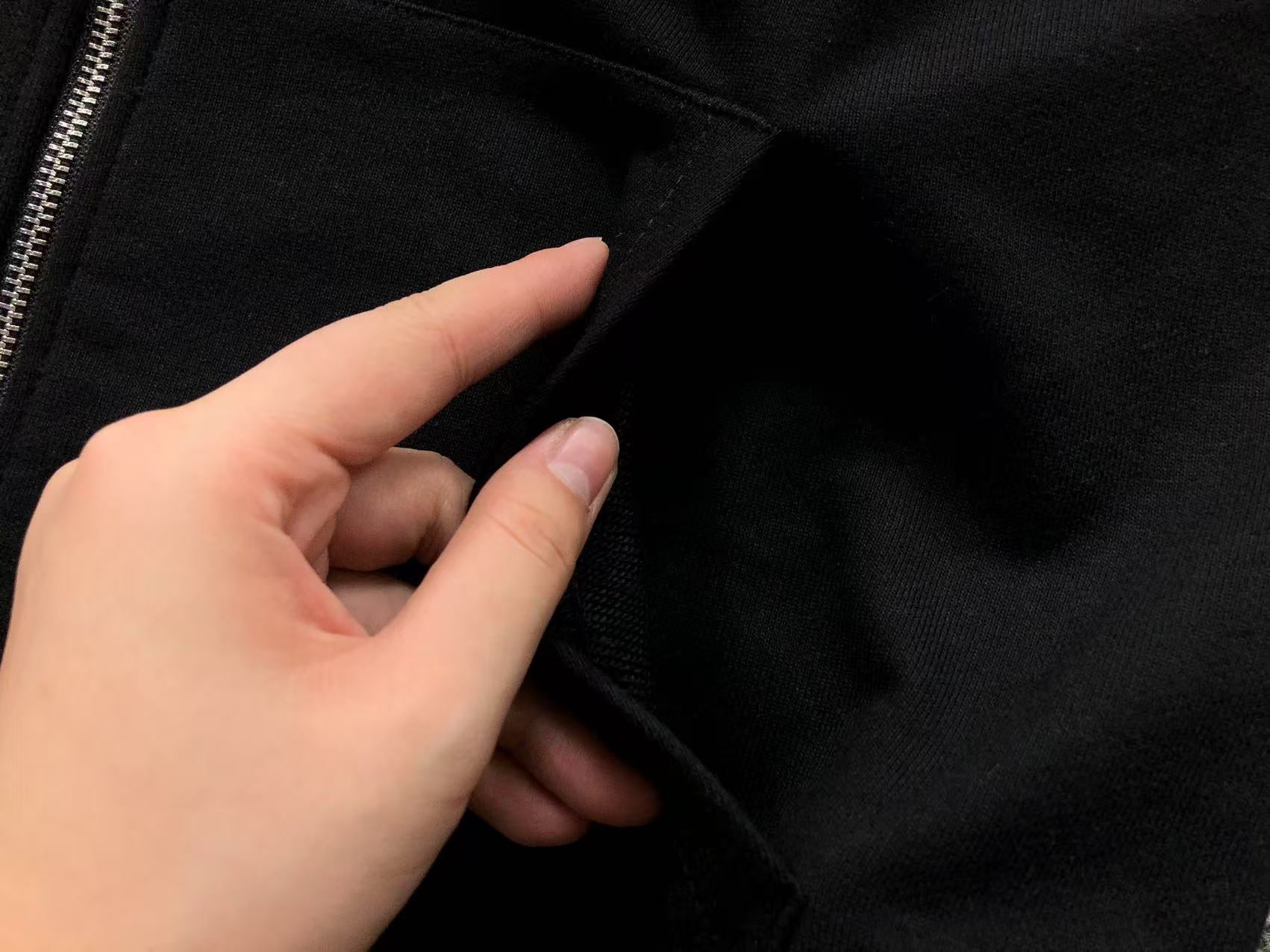 Horseshoe Los Angeles Black Full Zip Hoodie™