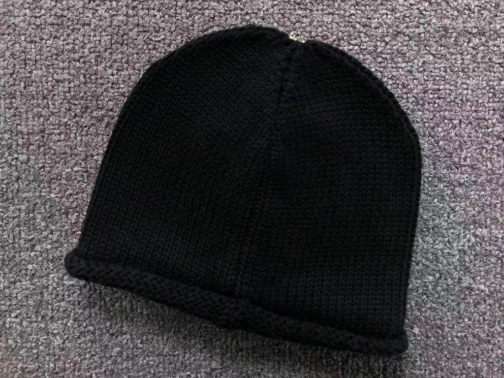 Fleur De Lis Black Knit Beanie™