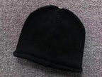 Fleur De Lis Black Knit Beanie™