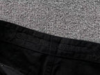 Black & Leopard Cross Patch Black Carpenter Pants™