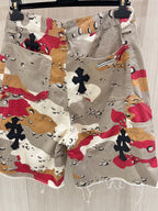 Black Cross Patch S*X Camo Shorts™