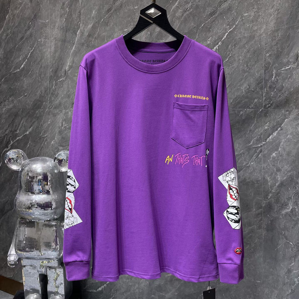 M-Boy I Want More Not Less Purple Long Sleeve™