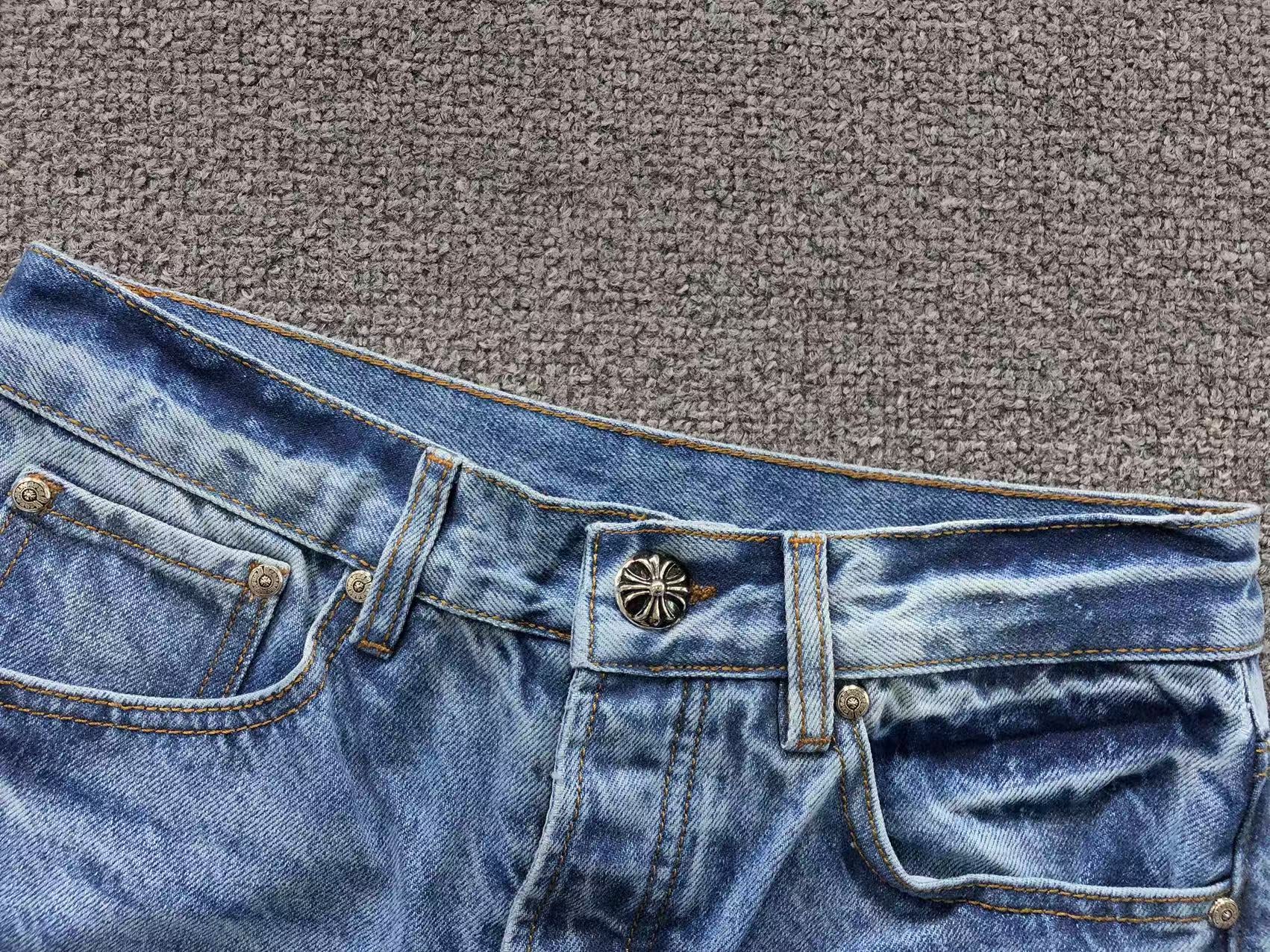 Mixed Cross Patch Denim Jeans™