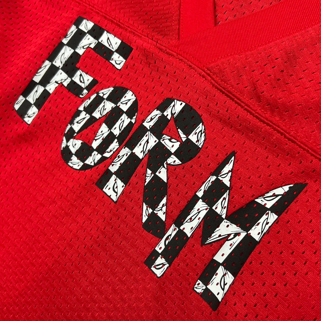 Red Mesh Longsleeve Hockey Jersey™