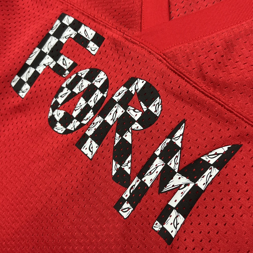 Red Mesh Longsleeve Hockey Jersey™