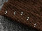 Metallic Crosses Wool Beanie™