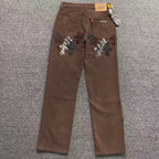 Black Brown & Zebra Cross Patch Brown Jeans™