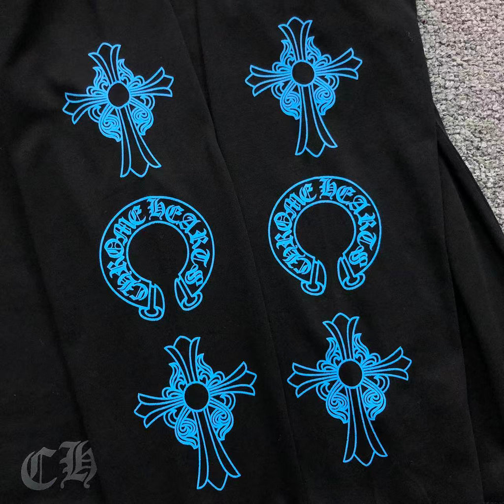 Blue Triple Cross White/Black Long Sleeve™