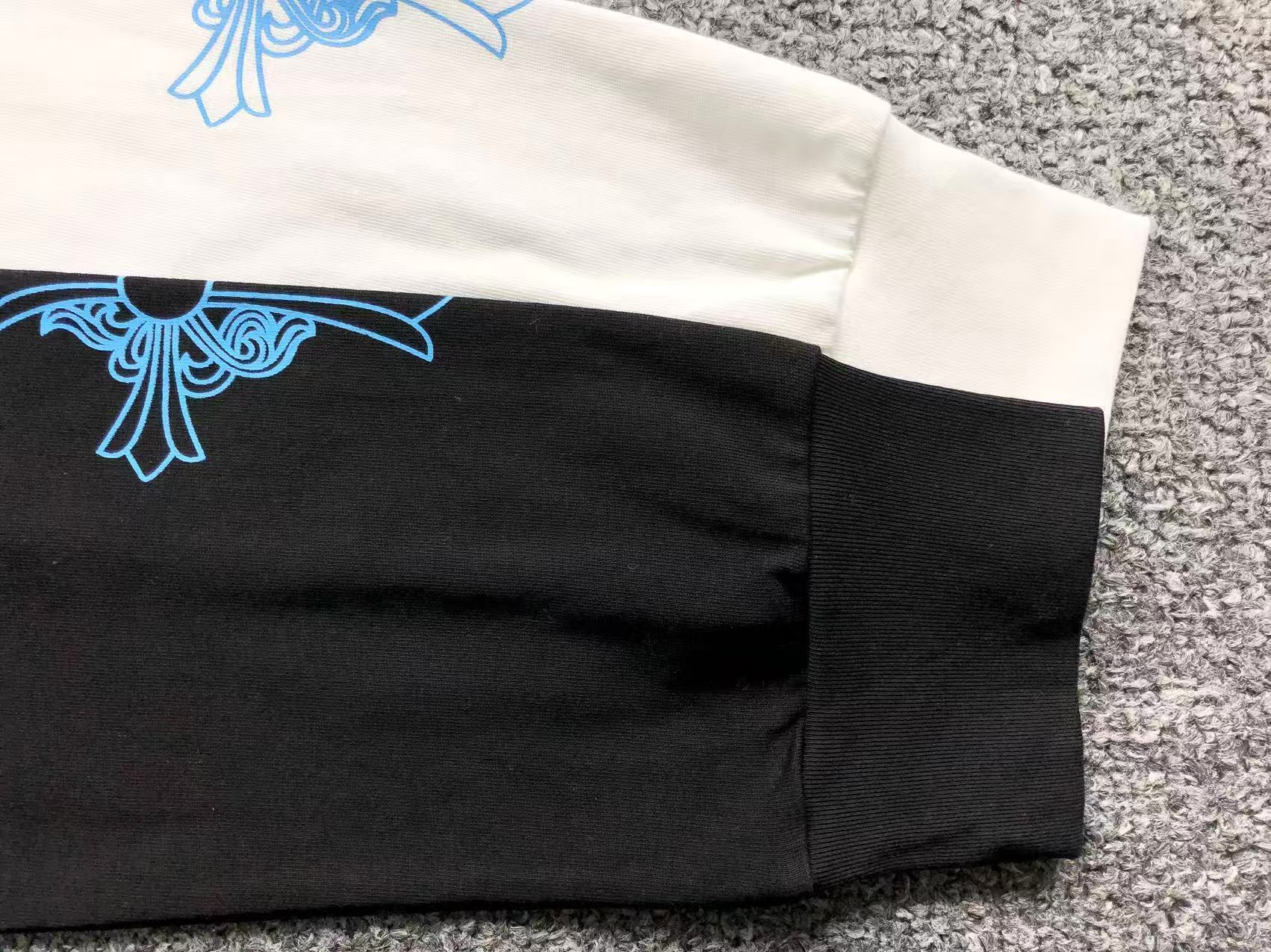 Blue Triple Cross White/Black Long Sleeve™